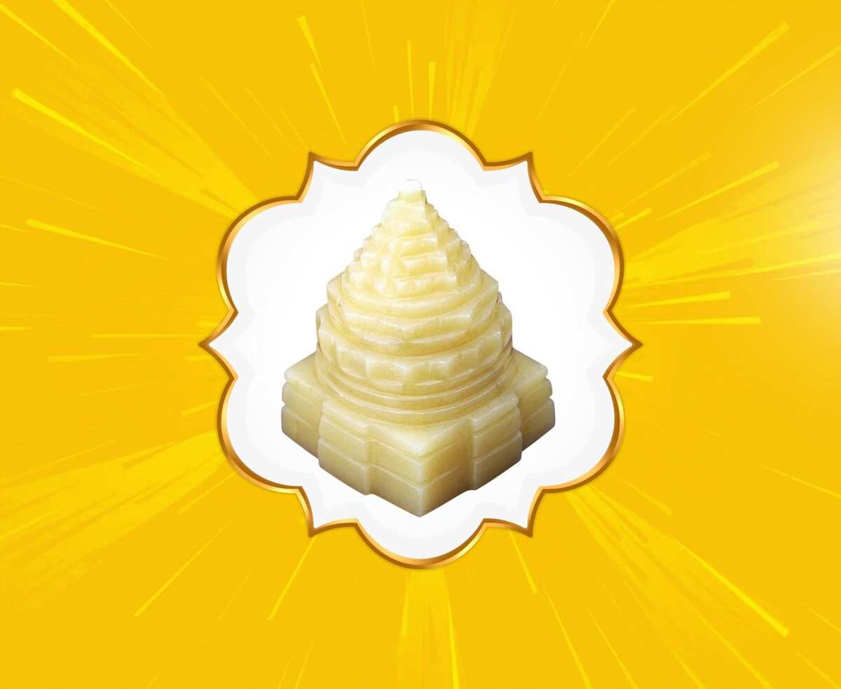 YELLOW JADE SHREE YANTRA